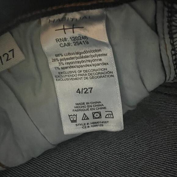 Anthropologie Habitual Boot Cut Jeans Dark Wash - Picture 7 of 7